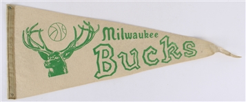 1968-69 Milwaukee Bucks Inaugural Season 29" Full Size Pennant