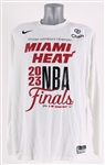 2023 Kevin Love Miami Heat NBA Finals Issued Warm Up Shirt (MEARS LOA)