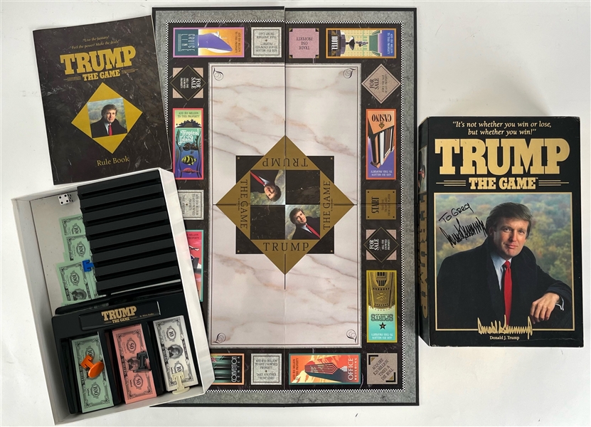 1989 Donald Trump 45th President of the United States Signed Trump The Game (JSA)