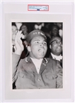 1960s Cassius Clay 7x9 United Press International B&W Photo (PSA Slabbed Type I)