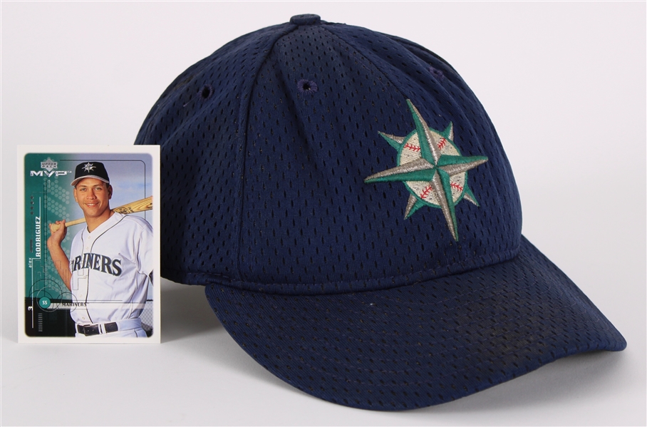 2000 Alex Rodriguez Seattle Mariners Batting Practice Cap (MEARS LOA)