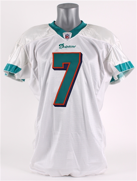 2011 Chad Henne Miami Dolphins Game Worn Preseason Jersey (MEARS LOA/Dolphins COA)