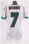 2011 Chad Henne Miami Dolphins Game Worn Preseason Jersey (MEARS LOA/Dolphins COA)
