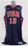 2004 Tim Duncan Team USA Basketball Olympic Road Jersey (MEARS A5)