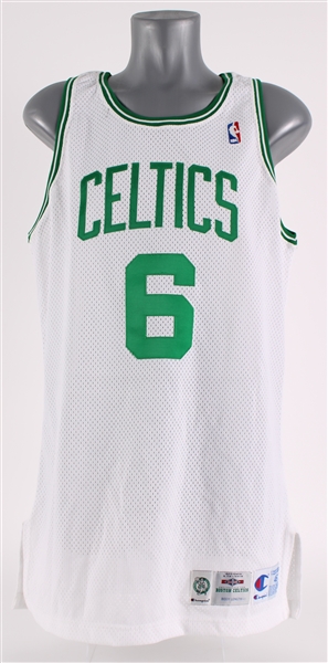 1994-95 Bill Russell Boston Celtics Post Career Home Jersey (MEARS A5)