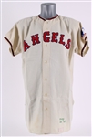 1969 Rudy May California Angels Game Worn Home Jersey (MEARS LOA)