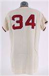 1969 Rudy May California Angels Game Worn Home Jersey (MEARS LOA)