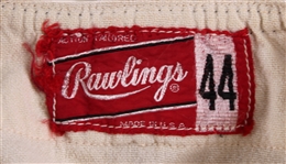 1969 Rudy May California Angels Game Worn Home Jersey (MEARS LOA)