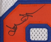 2001-02 Latrell Sprewell New York Knicks Signed Game Worn Home Jersey (MEARS A5/JSA)