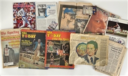1940s-1990s Baseball Photos, Trading Cards, Magazines & more (Lot of Hundreds)
