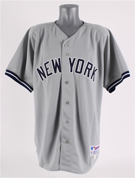 2000-05 Joe Torre New York Yankees Road Jersey (MEARS LOA/Steiner)