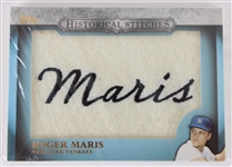 1962 Roger Maris New York Yankees Organizational Uniform Pants + Maris Historical Stitches Trading Card (MEARS LOA)