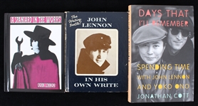 1964-2015 John Lennon The Beatles Hardcover Books - Lot of 3 w/ In His Own Write, A Spaniard In The Works & Days That Ill Remember