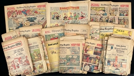 1910s-30s Newspaper Comics Section Collection - Lot of 150+
