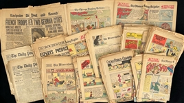 1910's-30's Newspaper Comics Section Collection - Lot of 150+