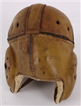 1920's Game Used Leather Football Helmet (MEARS LOA)
