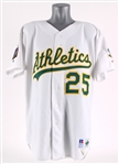 1994 Mark McGwire Oakland Athletics Game Worn Home Jersey (MEARS A5)