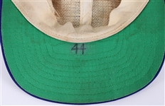 1975-76 Milwaukee Brewers Game Worn Road Cap attributed to Hank Aaron (MEARS LOA)