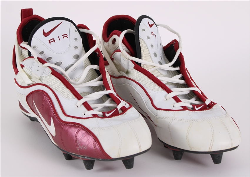 1999 Terrell Owens San Francisco 49ers Game Worn Cleats (MEARS LOA)