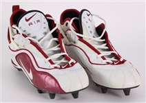 1999 Terrell Owens San Francisco 49ers Game Worn Cleats (MEARS LOA)