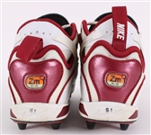 1999 Terrell Owens San Francisco 49ers Game Worn Cleats (MEARS LOA)