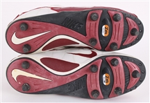 1999 Terrell Owens San Francisco 49ers Game Worn Cleats (MEARS LOA)