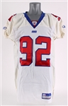 2003 Michael Strahan New York Giants Road Jersey (MEARS A5)