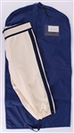 1987 Yogi Berra Houston Astros Game Worn Uniform Pants + Garment Bag w/ Signed Card (MEARS LOA/JSA)