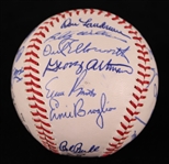 1965 Chicago Cubs Team Signed ONL Giles Baseball w/ 25 Signatures Including Ernie Banks, Ron Santo, Harvey Kuenn & More (JSA)