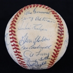 1962 Chicago Cubs Team Signed ONL Giles Baseball w/ 30 Signatures Including Ernie Banks, Ken Hubbs, Lou Brock, Buck O'Neil & More *Full JSA Letter* 