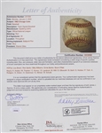 1962 Chicago Cubs Team Signed ONL Giles Baseball w/ 30 Signatures Including Ernie Banks, Ken Hubbs, Lou Brock, Buck O'Neil & More *Full JSA Letter* 