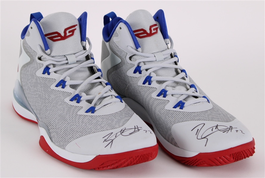 2014-15 Blake Griffin Los Angeles Clippers Signed Jordan Game Worn Sneakers (MEARS LOA) *JSA*