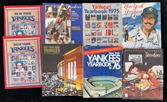 1972-2017 New York Yankees Yearbook Collection - Lot of 25