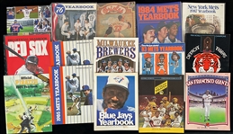 1963-2017 Baseball Team Yearbook Collection - Lot of 47