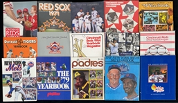 1963-2017 Baseball Team Yearbook Collection - Lot of 47