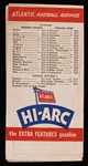 1947 Atlantic Football Rankings Pamphlet