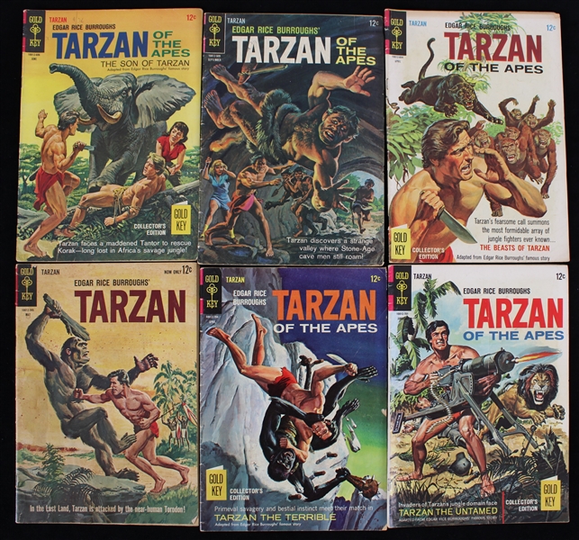 1962-1967 Gold Key Tarzan Comic Books (Lot of 6)