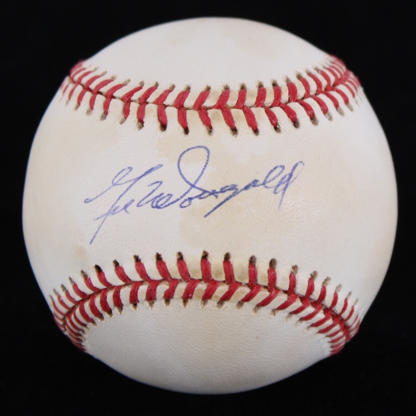 1984-94 Gil McDougald (d.2010) New York Yankees Autographed Brown ROALB (JSA)