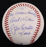 1999-2015 Jim Bouton (d.2019) New York Yankees Autographed Selig ROMLB (JSA)