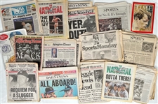 1960's-2010's Sports Politics Culture Newspaper & Publication Collection - Lot of 100+