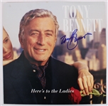 1995 Tony Bennett Signed Heres to The Ladies 12" x 12" Promo Flat (JSA)