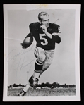 1957-66 Paul Hornung (d.2020) Green Bay Packers Signed 4x6 B&W Photo (JSA)