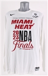 2023 Kevin Love Miami Heat NBA Finals Issued Warm Up Shirt (MEARS LOA)