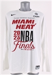 2023 Udonis Haslem Miami Heat NBA Finals Issued Warm Up Shirt (MEARS LOA)