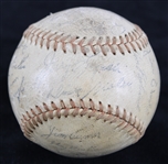 1957 Cincinnati Reds Facsimile Souvenir Ball