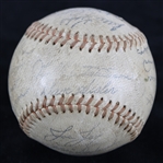 1957 Cincinnati Reds Facsimile Souvenir Ball