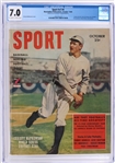 1949 Sport Magazine #v7 #4 Christy Matthewson New York Giants Cover (Jackson Bostwick Collection) (CGC Slabbed 7.0)