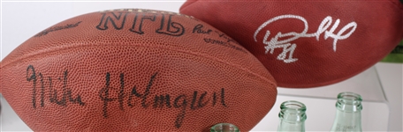 1980's-2000's Baseball Football Basketball Memorabilia Collection - Lot of 50+ w/ Signed Footballs, Signed Basketball, MIB Bobbles & More (JSA)