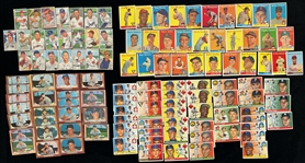 1950's-60's Baseball Trading Card Collection - Lot of 600+