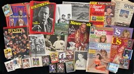 1980's-2000's Baseball Football Basketball Americana Collection - Lot of Thousands w/ Trading Cards, Publications, Signed Items & More 